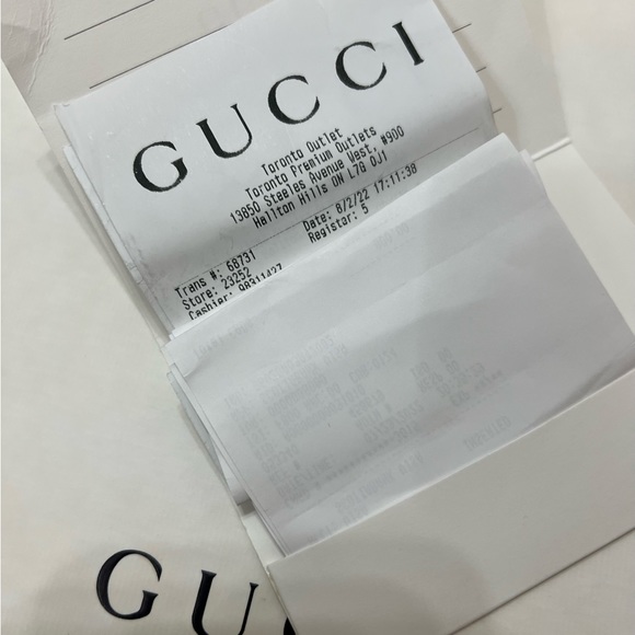 Gucci Ophidia Boston Bag Small Leather in white. - Picture 7 of 7